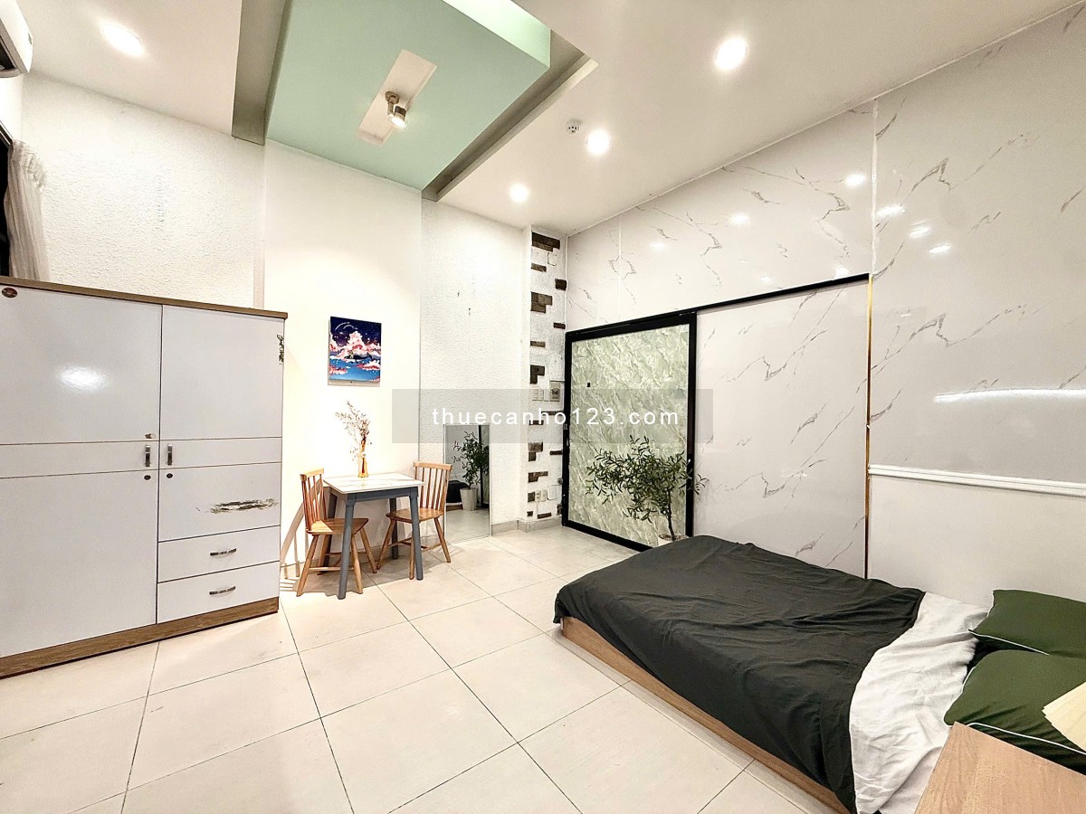 Cho Thuê Studio 35m2 Đầy Đủ Nội Thất Ban Công Giếng Trời Gần Chợ Bến Thành, Bùi Viên, Cầu Ông Lãnh - Ảnh 2