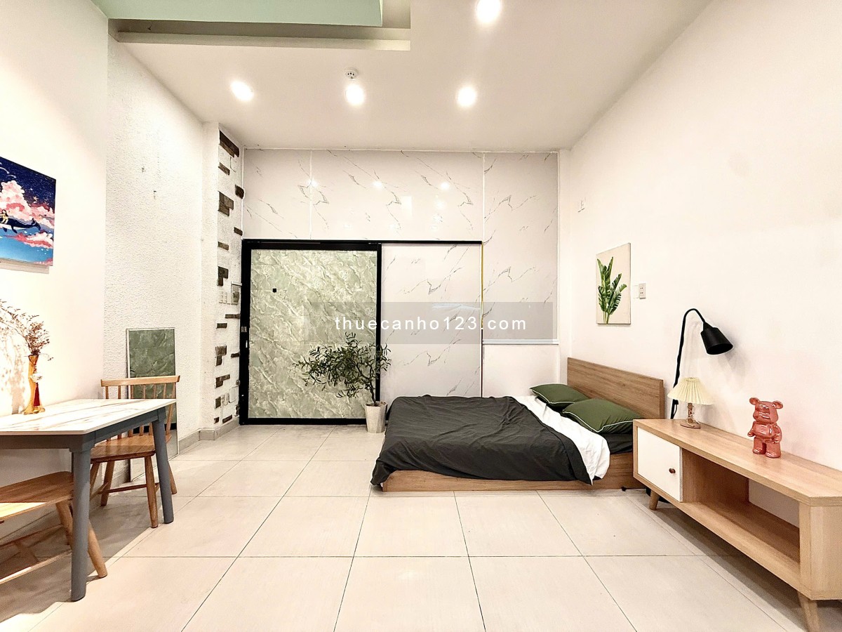 Cho Thuê Studio 35m2 Đầy Đủ Nội Thất Ban Công Giếng Trời Gần Chợ Bến Thành, Bùi Viên, Cầu Ông Lãnh - Ảnh 3