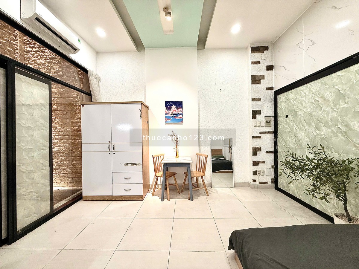 Cho Thuê Studio 35m2 Đầy Đủ Nội Thất Ban Công Giếng Trời Gần Chợ Bến Thành, Bùi Viên, Cầu Ông Lãnh - Ảnh 4