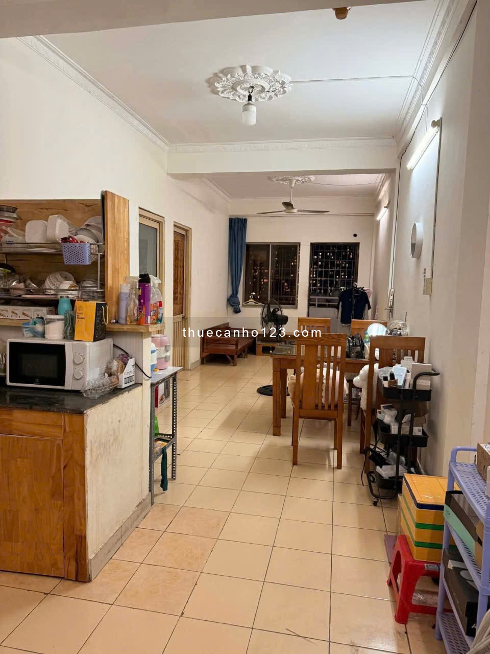 Chung cư Nơ trang long - Bình Thạnh: 64m2, 1p ngủ+, nội thất, 8,5tr - Ảnh 2