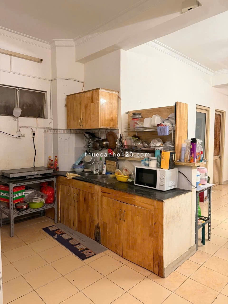 Chung cư Nơ trang long - Bình Thạnh: 64m2, 1p ngủ+, nội thất, 8,5tr - Ảnh 3