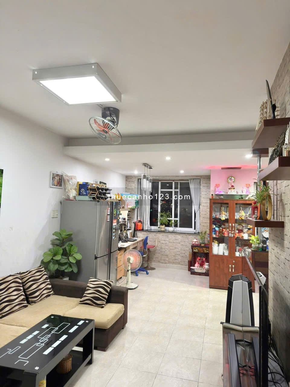 Chung cư Phú Thạnh, Nguyễn Sơn, TP: 2p ngủ, 95m2, giá 9,5tr, full NT - Ảnh 3