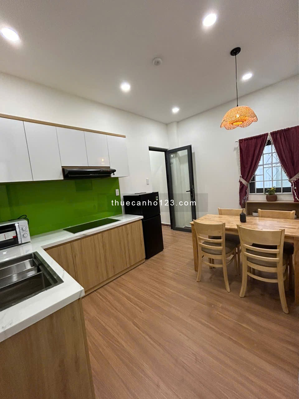 CĂN HỘ 2 PHÒNG NGỦ + 1 VĂN PHÒNG ĐẦY ĐỦ NỘI THẤT VÀ CÓ BAN CÔNG - Ảnh 6