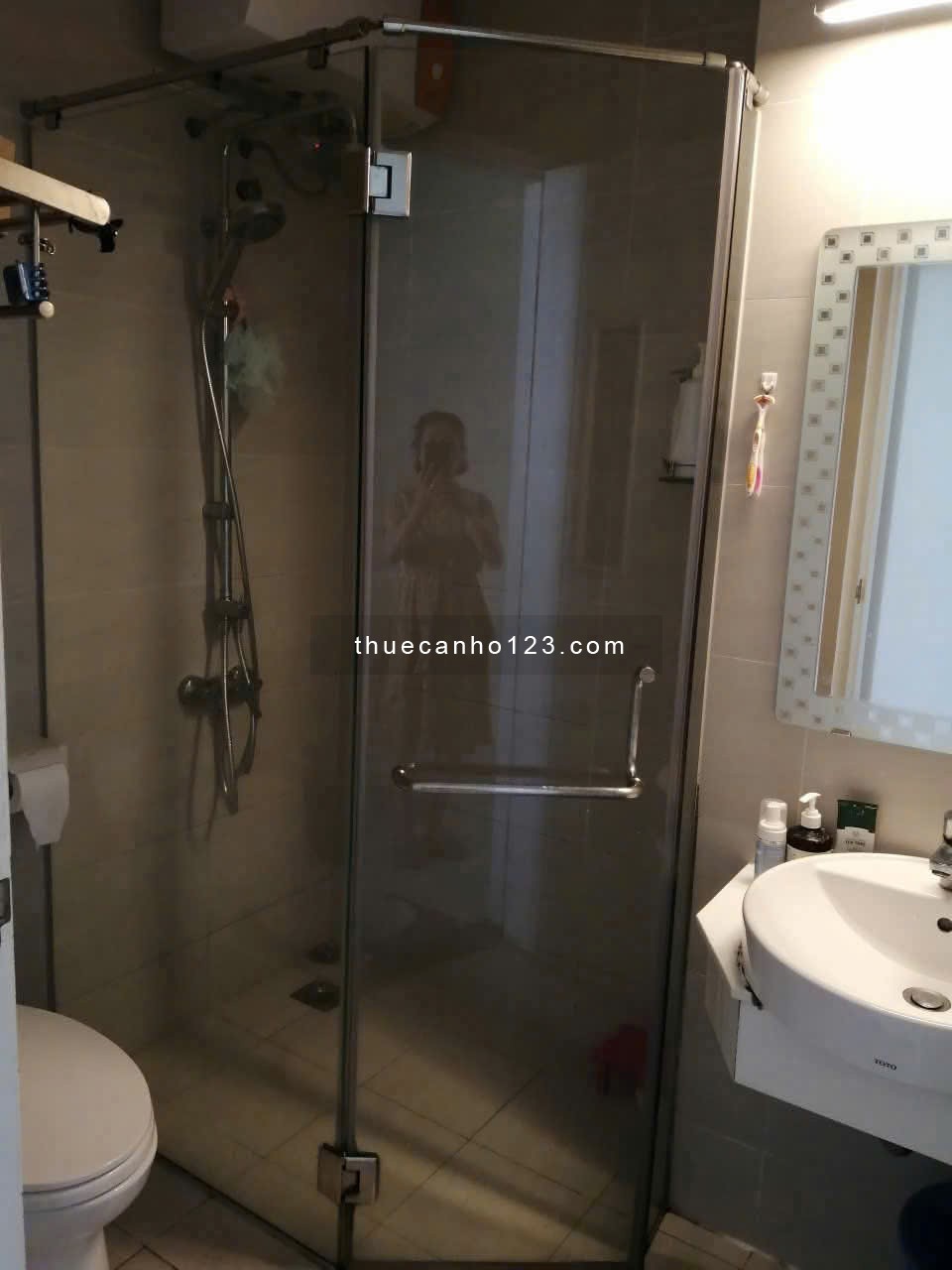 Chung cư Satra, Phan Đăng Lưu, PN: 90m2, 2p ngủ, NTCB, 15tr/tháng - Ảnh 6