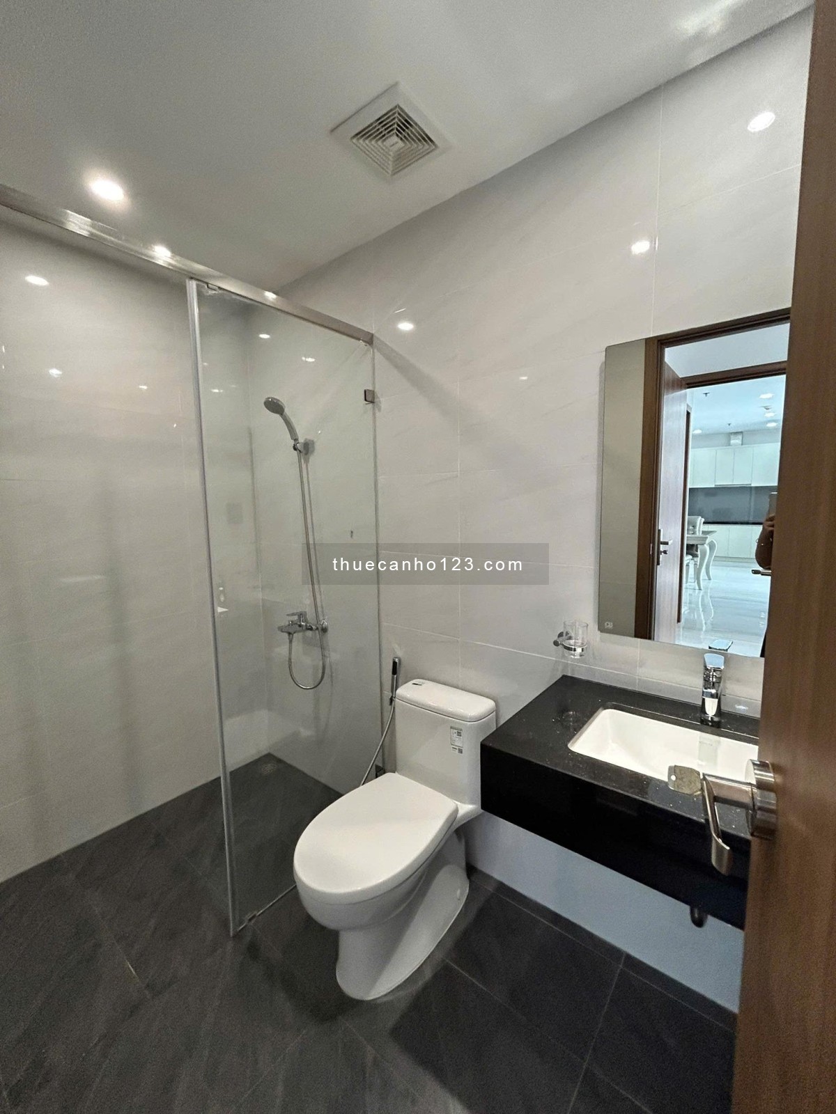 Chung cư Satra Eximland căn 95m2, 2p ngủ, Nội thất,17tr/th - Ảnh 7