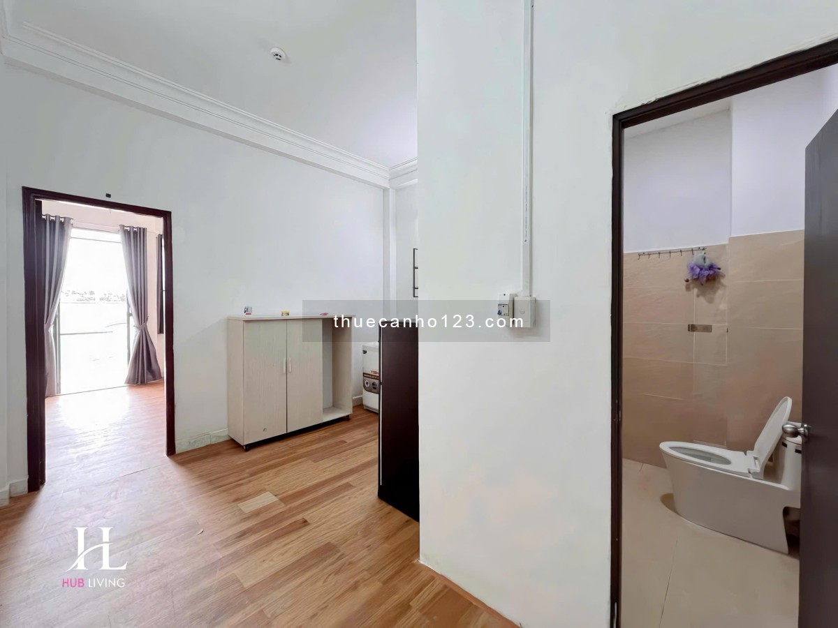 Căn hộ 1PN, tách bếp, ban công full nội thất, gần trường đại học văn lang, cầu đỏ - Ảnh 4