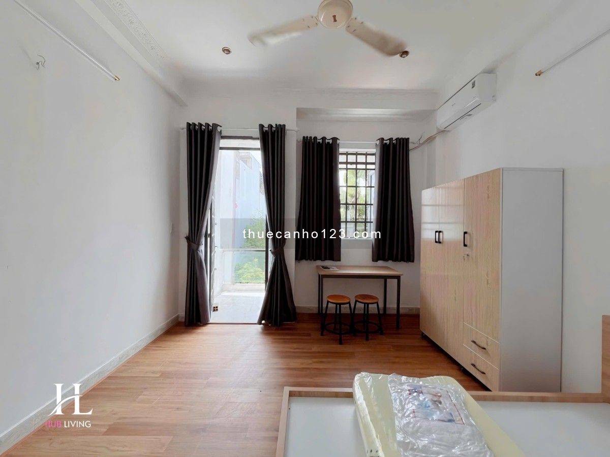 Căn hộ 1PN, tách bếp, ban công full nội thất, gần trường đại học văn lang, cầu đỏ - Ảnh 2