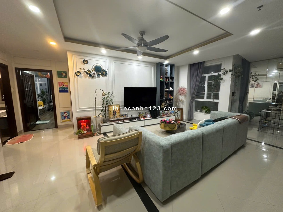 Cho thuê căn hộ Him Lam Riverside quận 7, 145m, 3pn, 3wc, full nội thất, giá 26 triệu, LH: Thanh - Ảnh 3