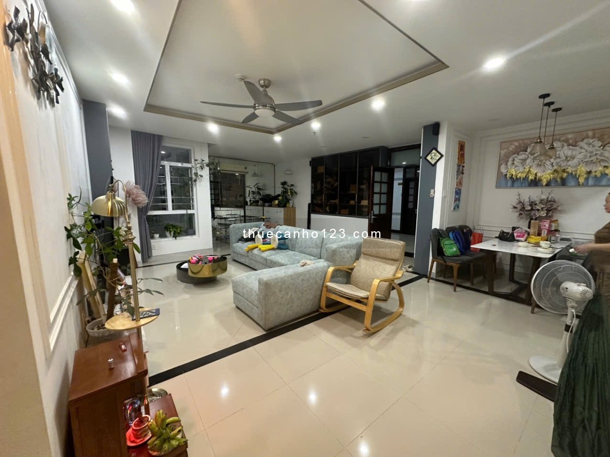 Cho thuê căn hộ Him Lam Riverside quận 7, 145m, 3pn, 3wc, full nội thất, giá 26 triệu, LH: Thanh - Ảnh 2