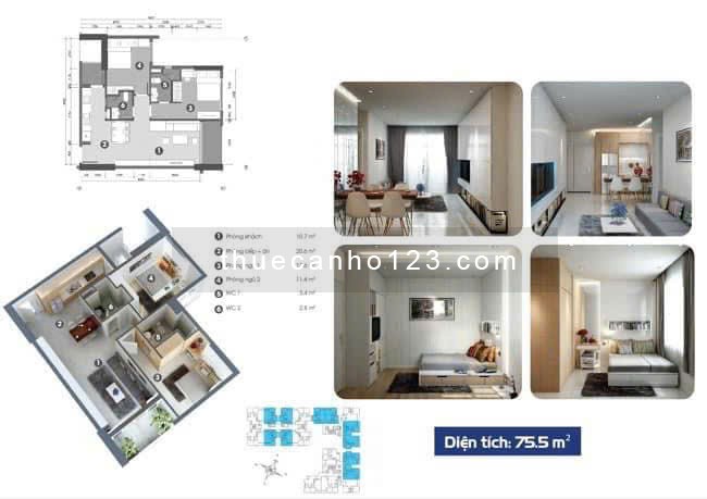 CHO THUÊ CĂN HỘ MB BABYLON - 2PN - 2WC - 75M2 - CHỈ 11TR/THÁNG - Ảnh 5