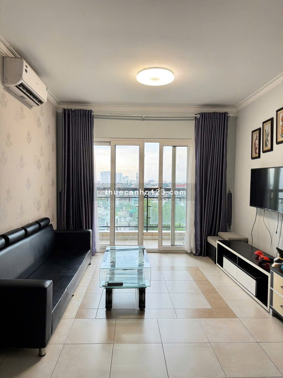 Chung cư Đường Sắt, CMT8, Q3: 2p ngủ, 85m2, 11tr/th, ban công - Ảnh 3