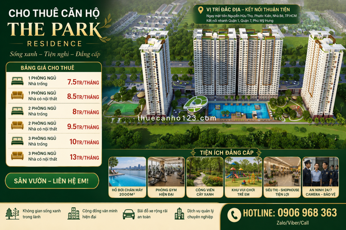 Cho thuê căn hộ Nhà Bè - MT Nguyễn Hữu Thọ, 2PN chỉ từ 8tr - 3PN 12tr, LH xem 0981 226232 PKD - Ảnh 5