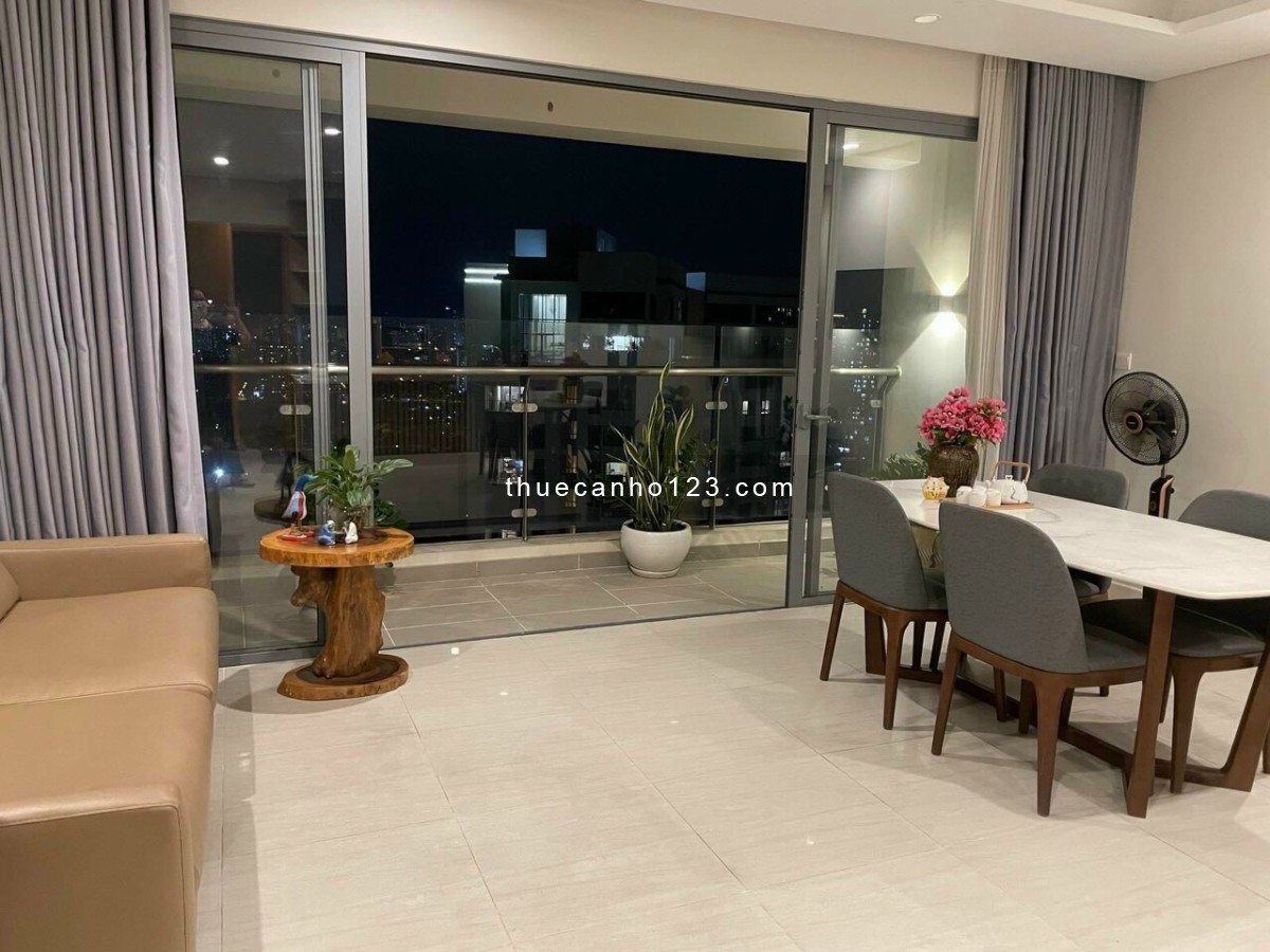 Thuê CHCC Cantavil Q.2 (150m2, 3 phòng ngủ, Giá 22 tr/th ) 3 ban công siêu thoáng, Nhà trống sẳn - Ảnh 3