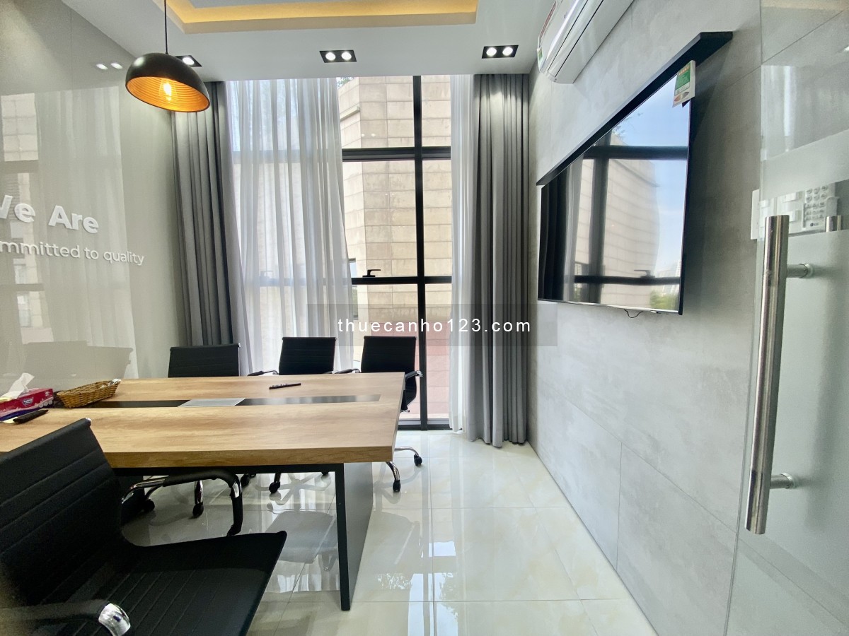 CHO THUÊ VĂN PHÒNG OFFICETEL 60M2 FULL NỘI THẤT ĐẸP THE SUN AVENUE - Ảnh 6