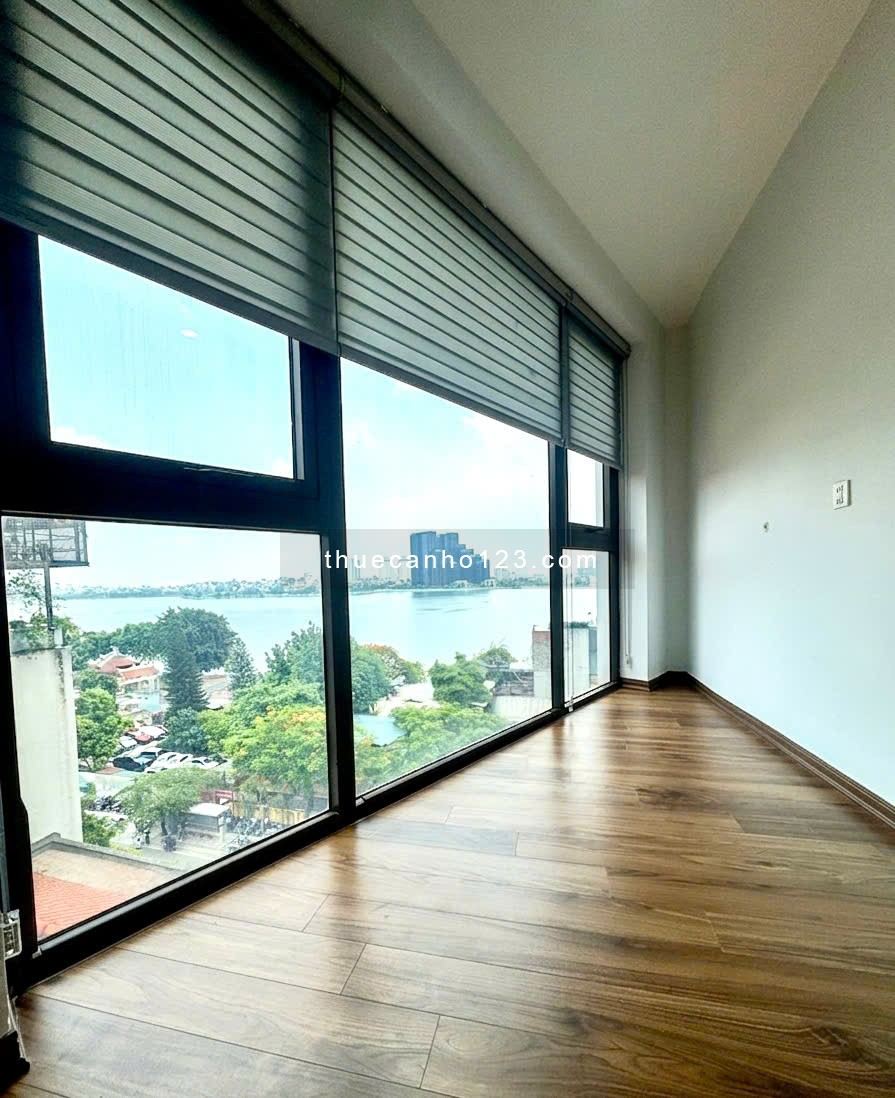 VIEW TRỰC DIỆN HỒ TÂY TỪ PHÒNG NGỦ – CHO THUÊ CĂN HỘ 2PN RỘNG 110m² - Ảnh 3