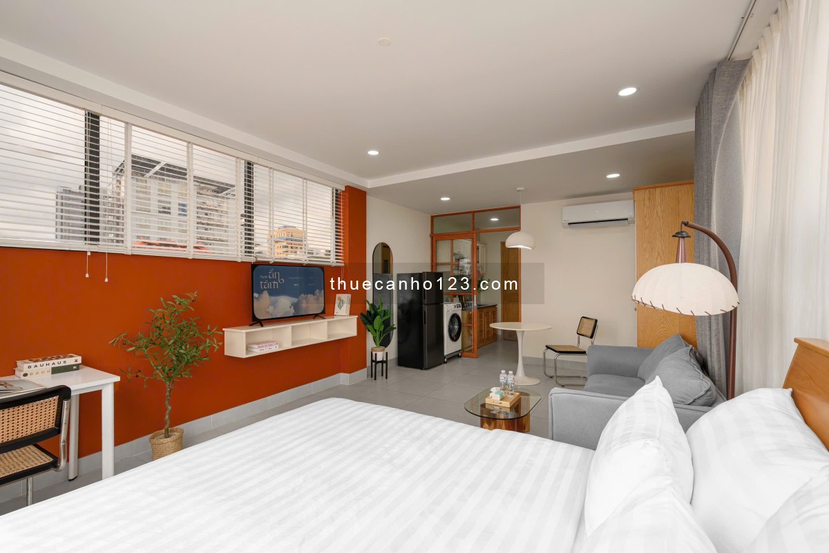 Căn hộ 1PN 40m2 ngay công viên Lê Văn Tám đường Võ Thị Sáu ngay Tân Định gần ĐH Kinh Tế - Thang máy - Ảnh 1