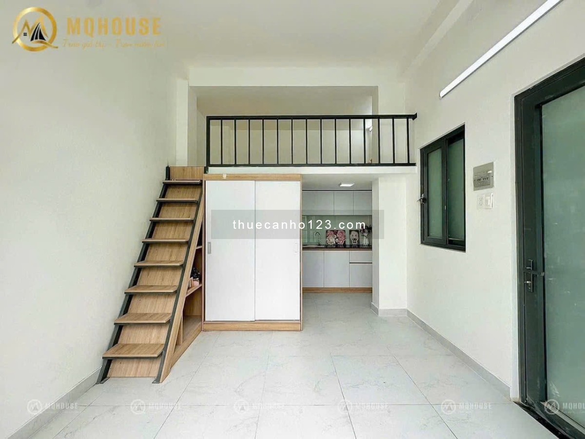 Nhà mới xây DUPLEX Gác cao 2M có Bancol Đầy Đủ Nội Thất - Ảnh 1
