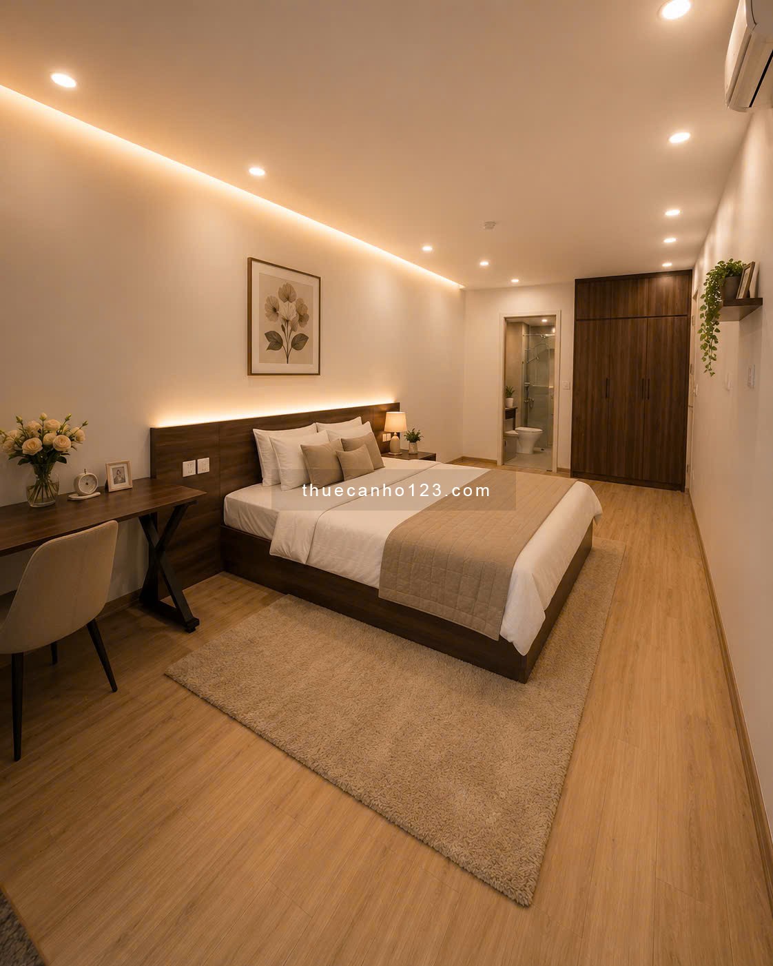 Căn hộ cao cấp full nội thất - có máy giặt sấy riêng - ngay gần hồ tây & lotte liễu giai - Ảnh 4