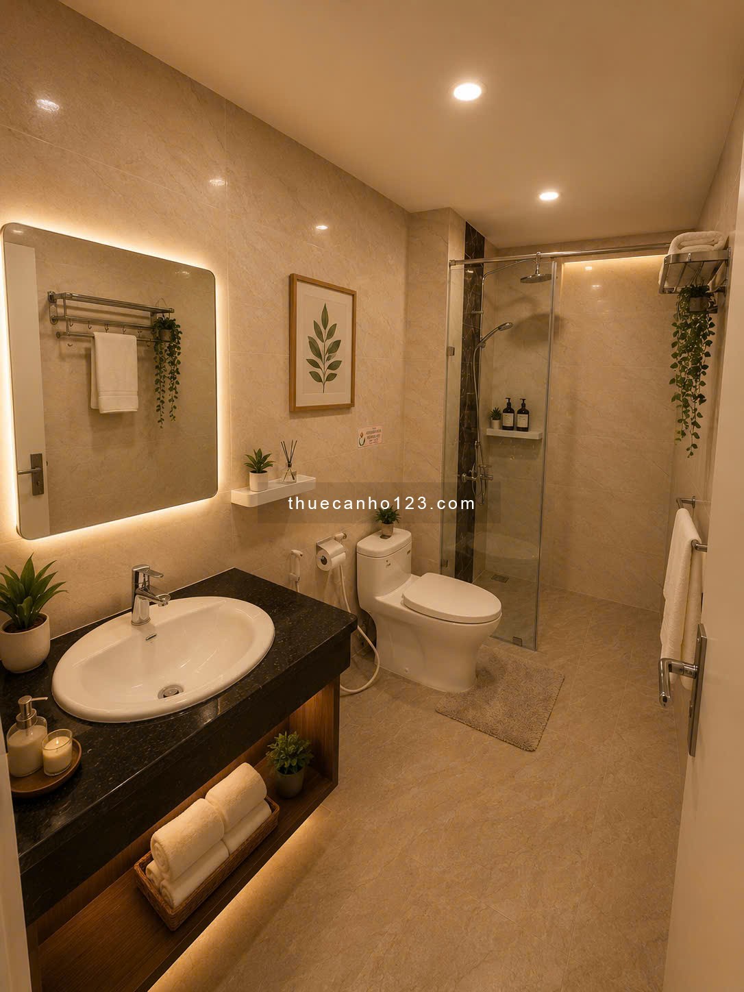 Căn hộ cao cấp full nội thất - có máy giặt sấy riêng - ngay gần hồ tây & lotte liễu giai - Ảnh 8