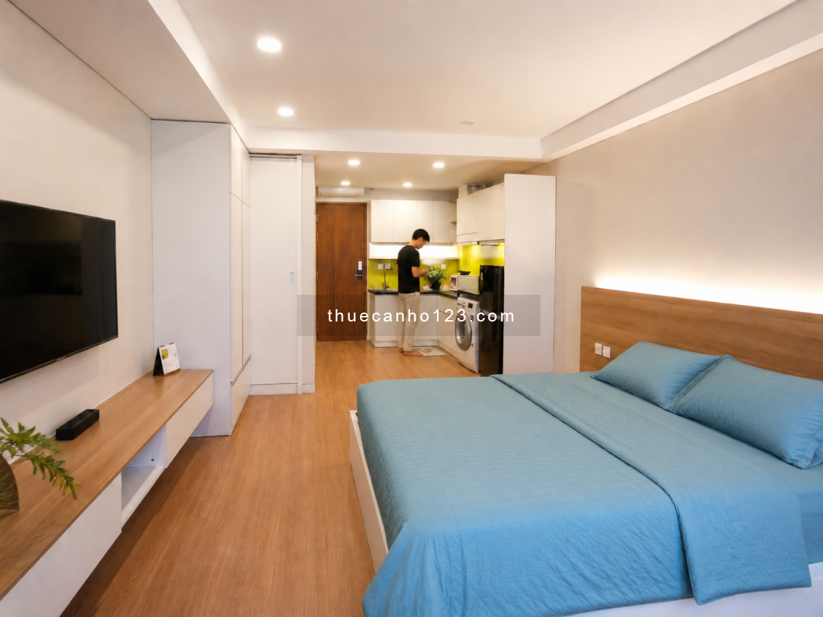 Cho thuê studio full nội thất 2 phút ra Hồ Tây 282 Lạc Long Quân - 7tr/tháng - Ảnh 1