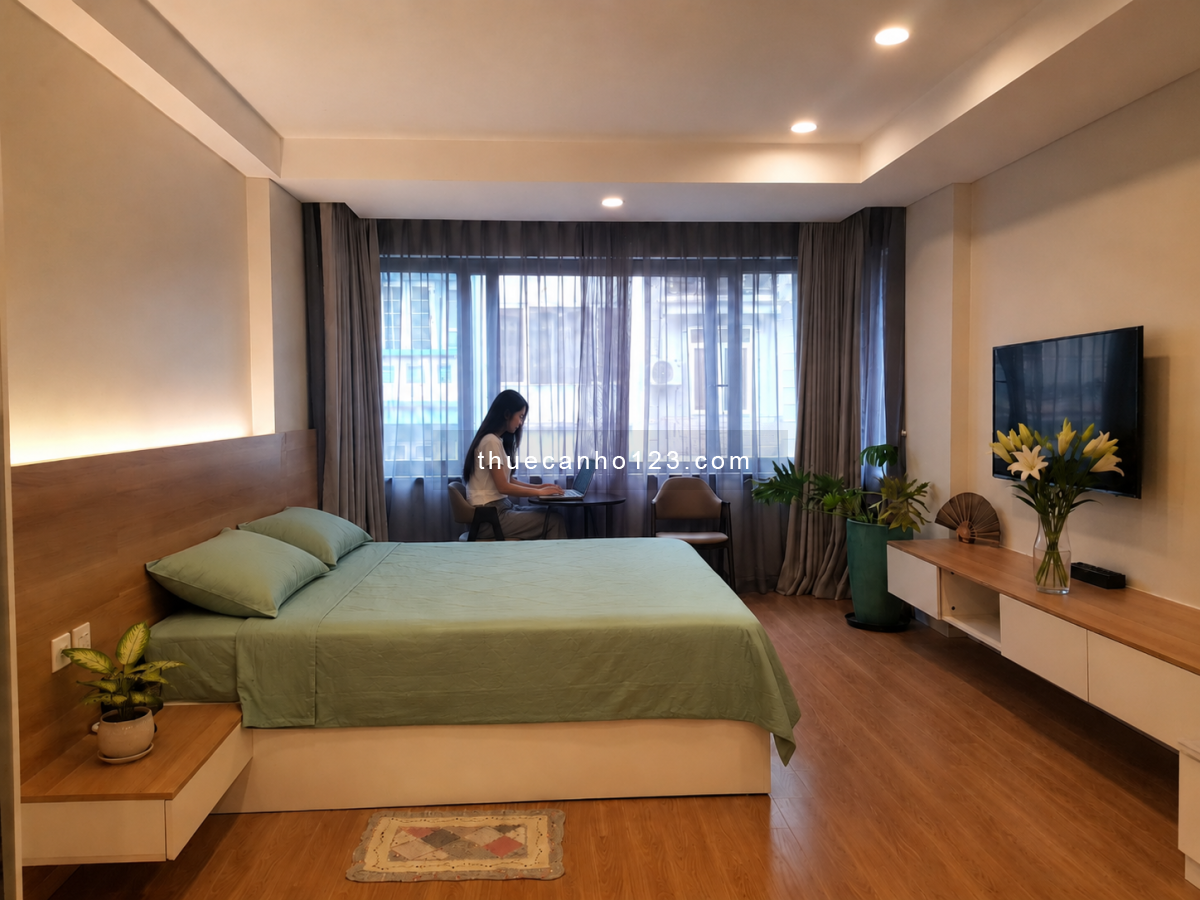 Cho thuê studio full nội thất 2 phút ra Hồ Tây 282 Lạc Long Quân - 7tr/tháng - Ảnh 4