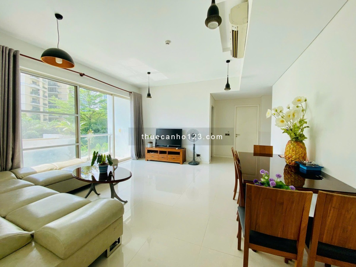 Thuê CHCC Estella Q.2 (98m, 2pn, giá 26 tr/th) Nhà đẹp giá rẻ, view thoáng, yên tĩnh,ban công lớn - Ảnh 2