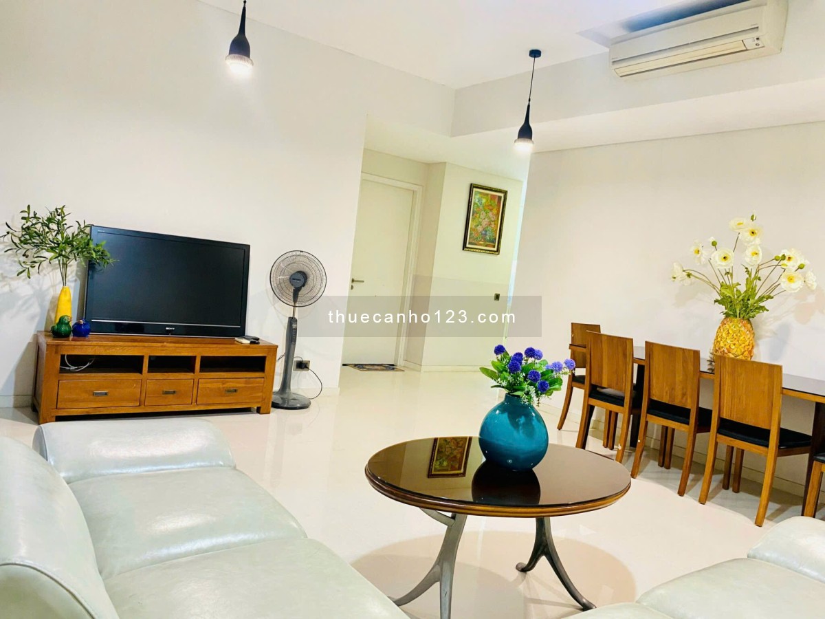 Thuê CHCC Estella Q.2 (98m, 2pn, giá 26 tr/th) Nhà đẹp giá rẻ, view thoáng, yên tĩnh,ban công lớn - Ảnh 3