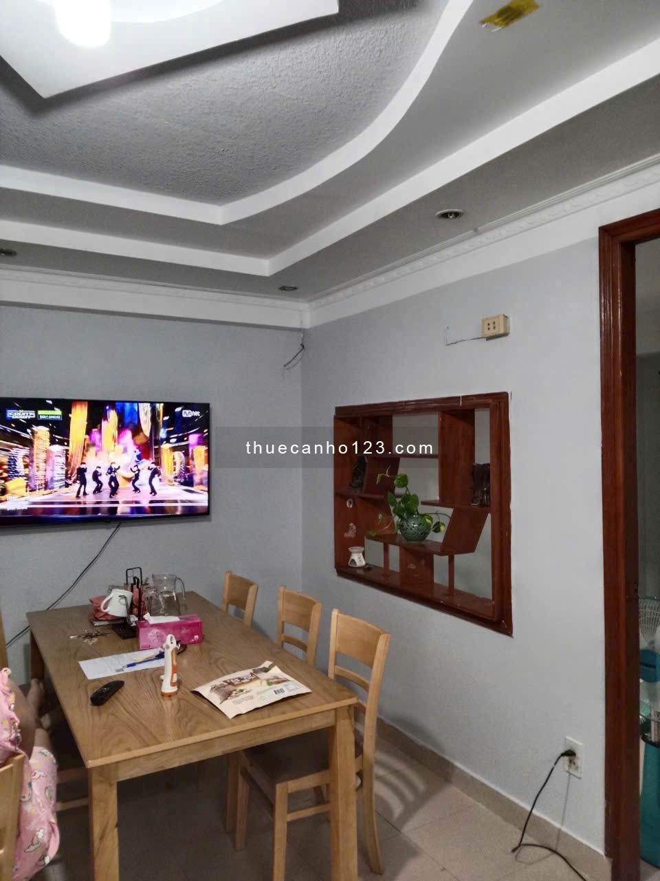 Chung cư 601 - CMT8 - Q10 căn 1p ngủ 52m2, có nội thất, giá 8,5tr/tháng - Ảnh 2