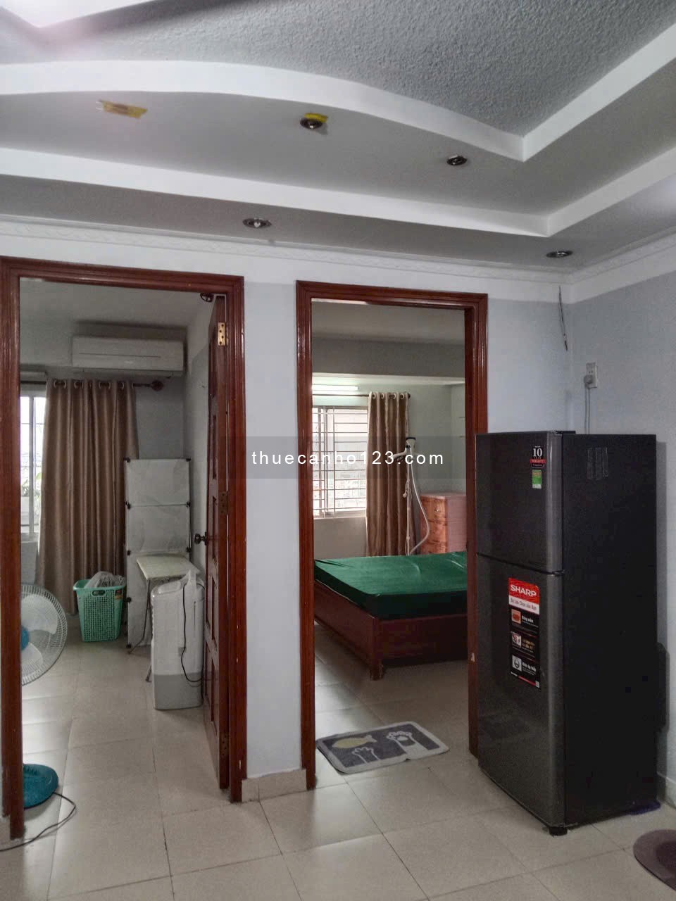 Chung cư 601 - CMT8 - Q10 căn 1p ngủ 52m2, có nội thất, giá 8,5tr/tháng - Ảnh 3