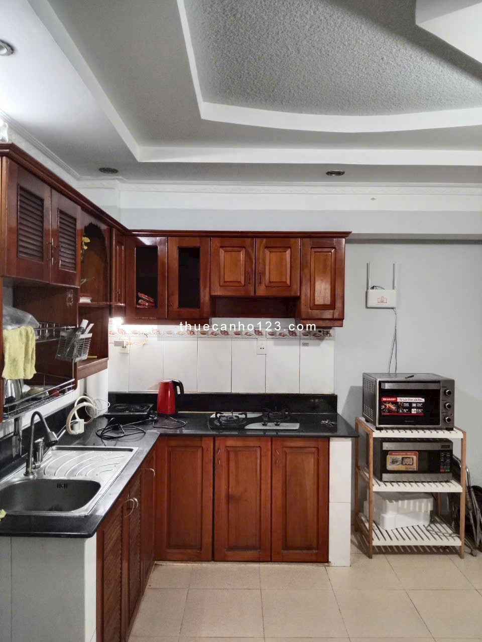 Chung cư 601 - CMT8 - Q10 căn 1p ngủ 52m2, có nội thất, giá 8,5tr/tháng - Ảnh 4