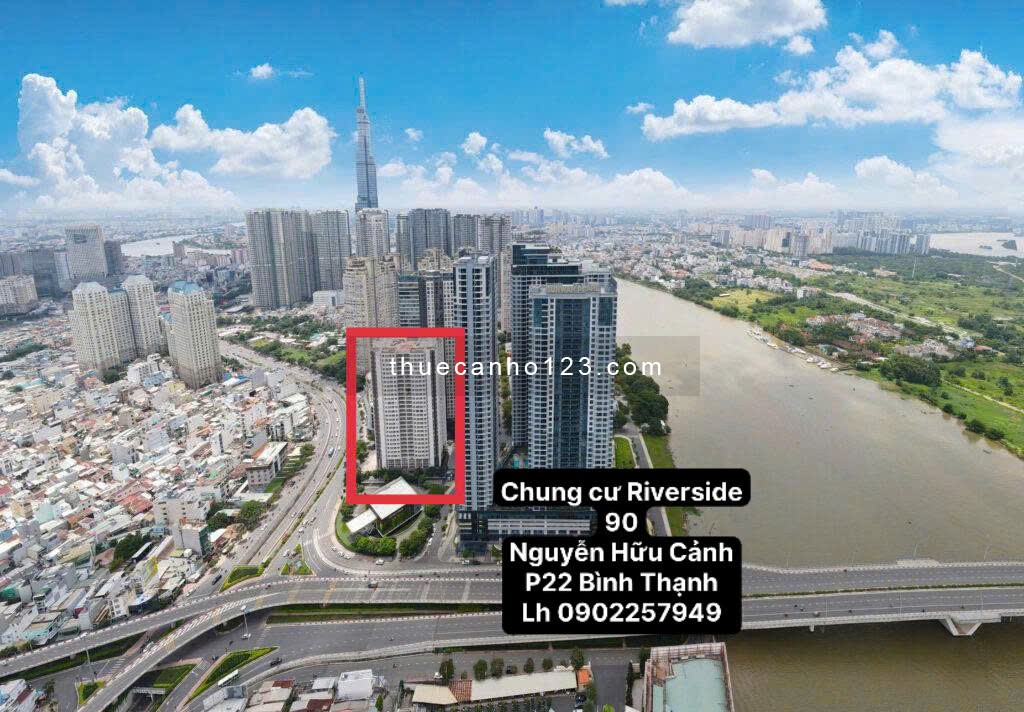 Chính chủ cho thuê lại căn hộ chung cư Riverside 90 Nguyễn Hữu Cảnh. 0902257949 Quỳnh - Ảnh 1