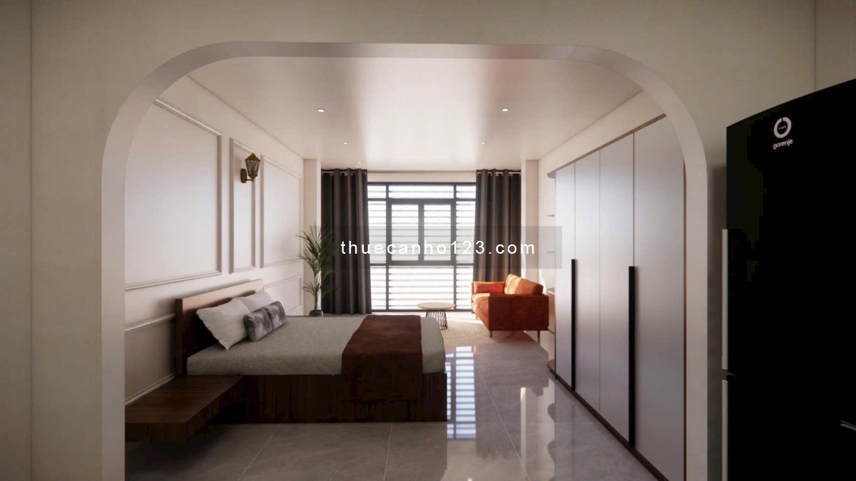CHO THUÊ CĂN HỘ 1PN TÁCH BẾP 40M², P. NHIÊU LỘC, Q.10 GẦN THÁP VIETTEL FULL NỘI THẤT CAO CẤP - Ảnh 1