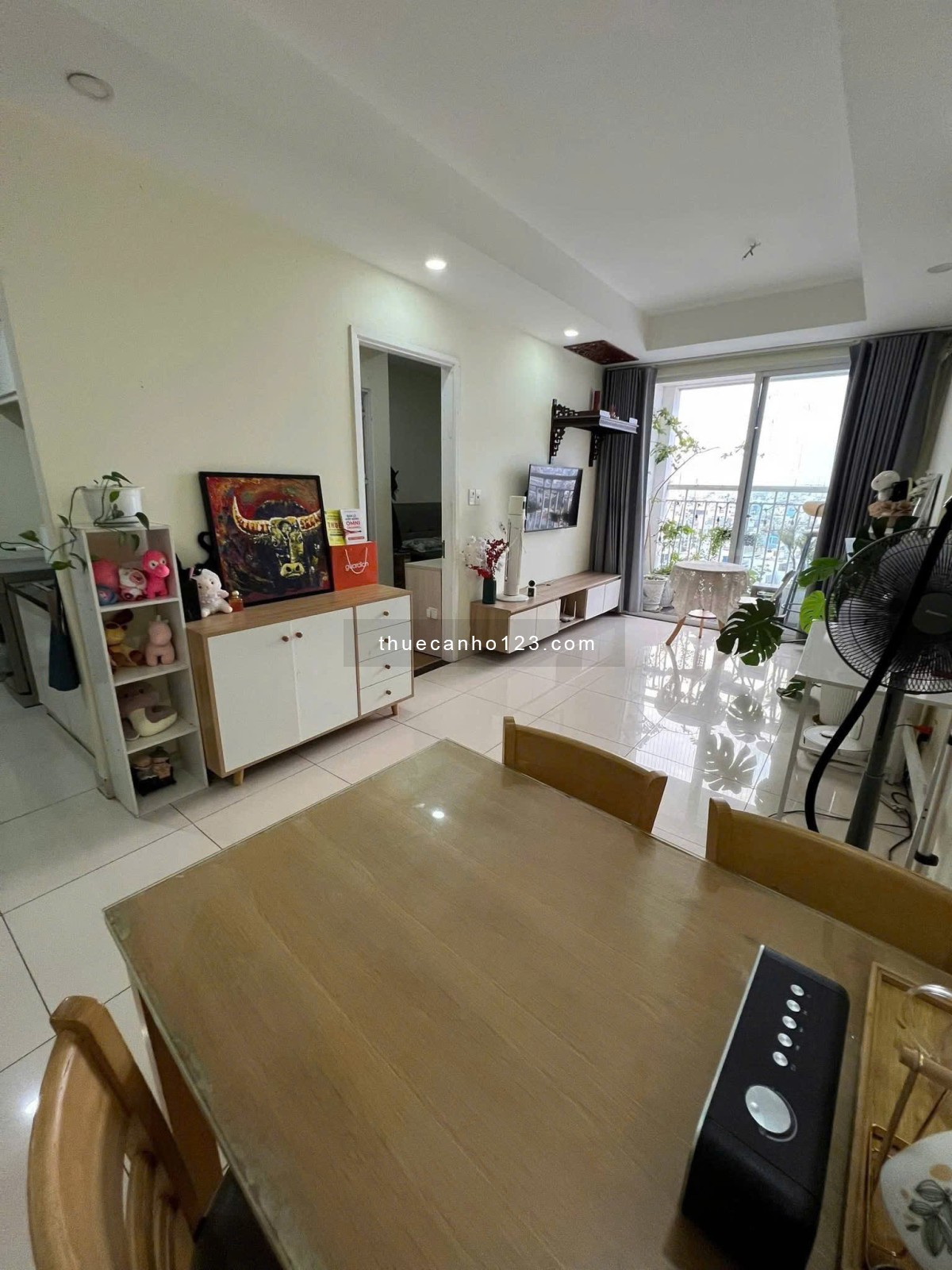 Giá thuê 13tr/th, Chung cư Screc, 68m2, 2PN, 2WC, Nội thất, Trường Sa, Q3. - Ảnh 2