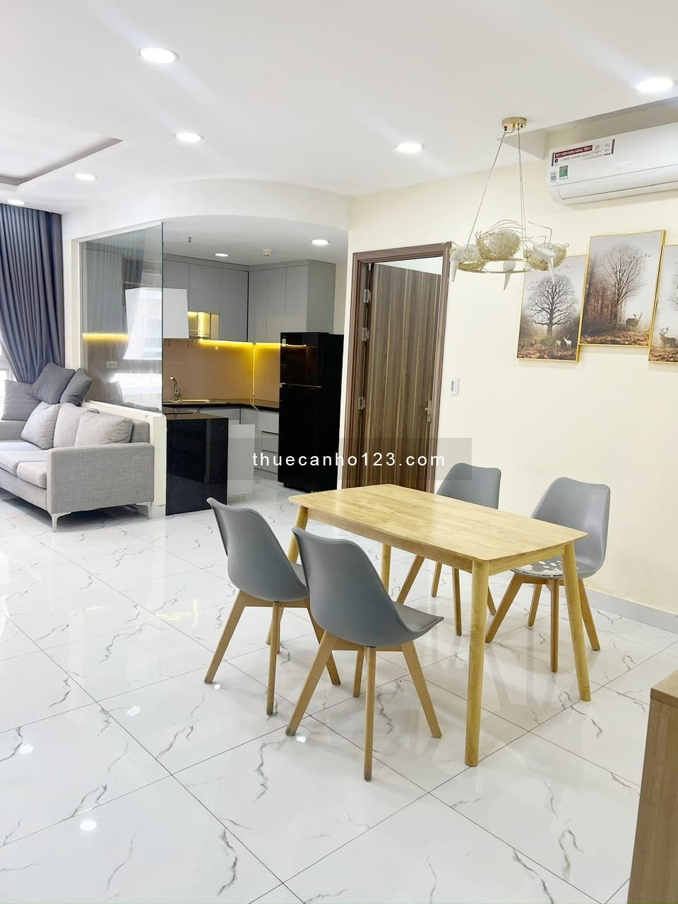Chung cư Mỹ Vinh-Nguyễn Thị Minh Khai cho thuê căn 3p, NTCC giá 24tr/tháng - Ảnh 4
