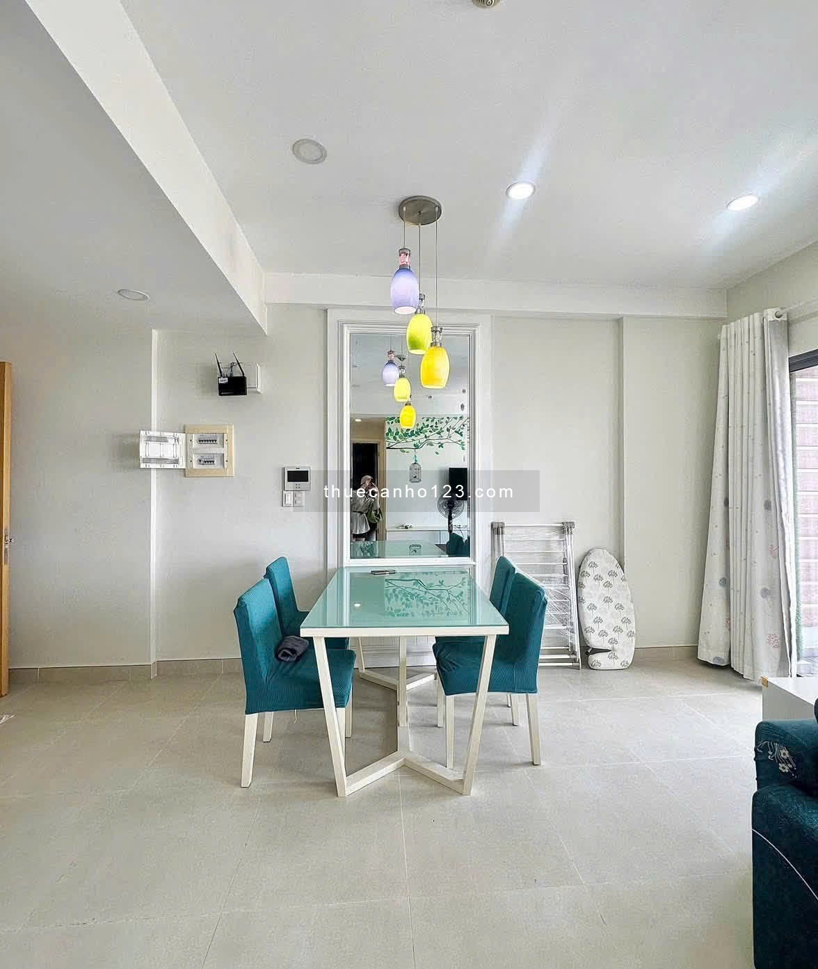 Cho thuê C/c cao cấp Mỹ Vinh 3PN full nội thất giá 22,5tr/th, 105m2, nhà mới, ban công rộng - Ảnh 1