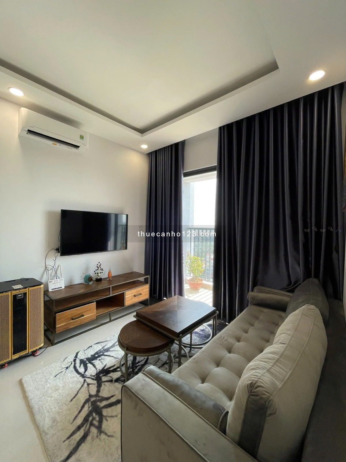 Chung cư Bảy Hiền 2PN Full nội thất cho thuê 12 tr/th 75m2 nhà mới, có ban công. - Ảnh 3