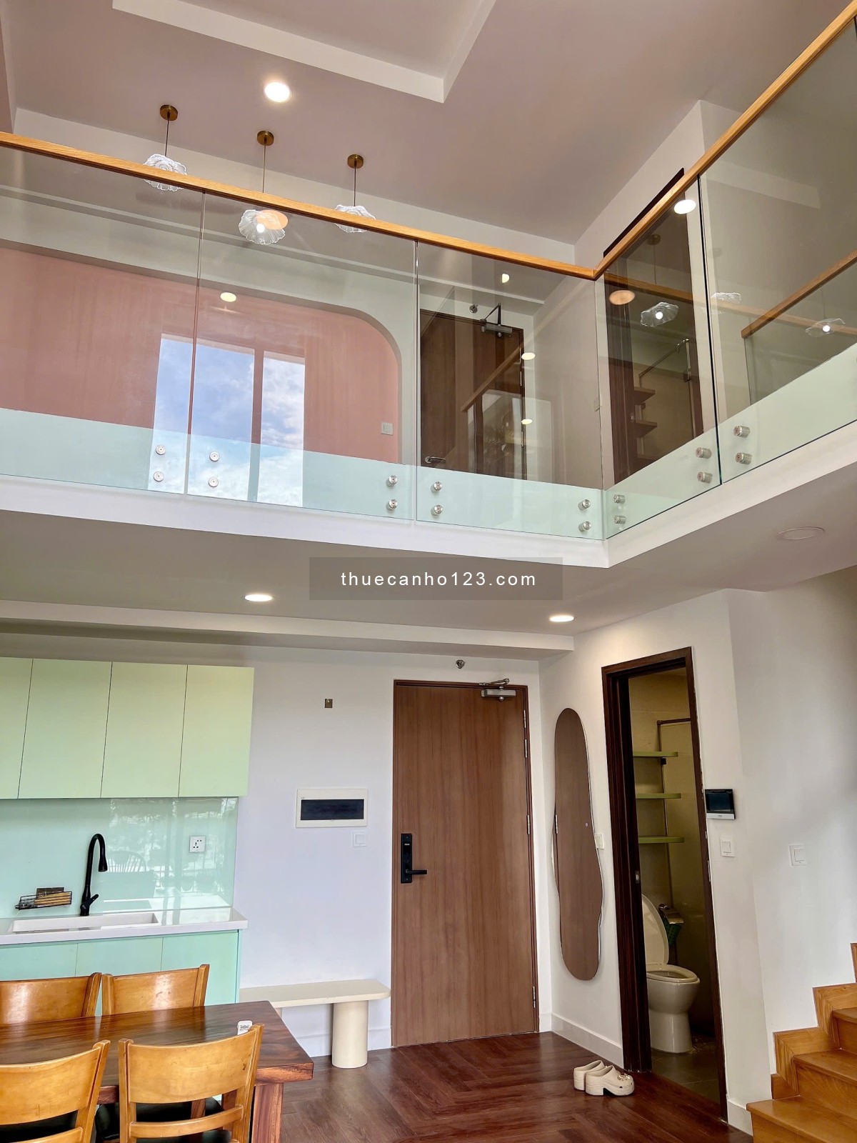 Cho thuê căn hộ DUPLEX chung cư Pegasuite 2- Tạ Quang Bửu P6 Q8. - Ảnh 2
