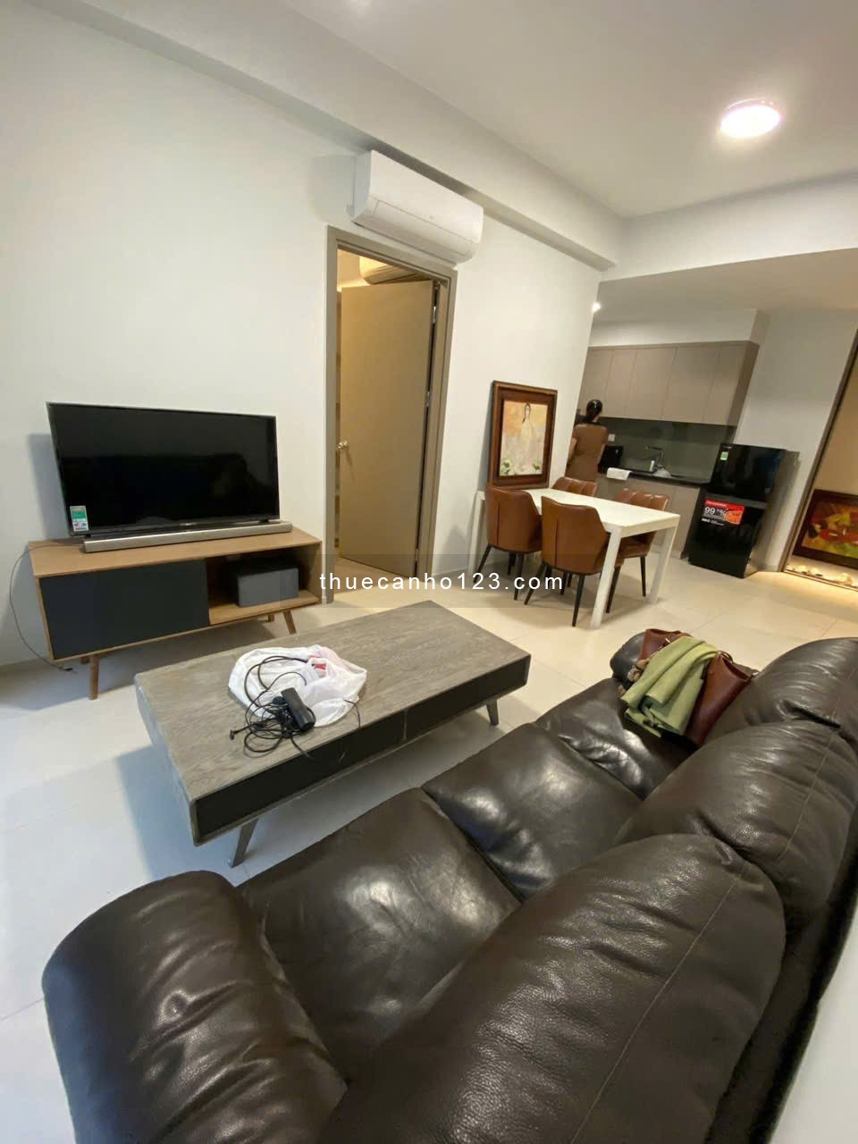 Chung cư Saigonres, Nguyễn Xí, BT: 2p ngủ, 65m2, 2p ngủ, full NT, 13tr5 - Ảnh 2