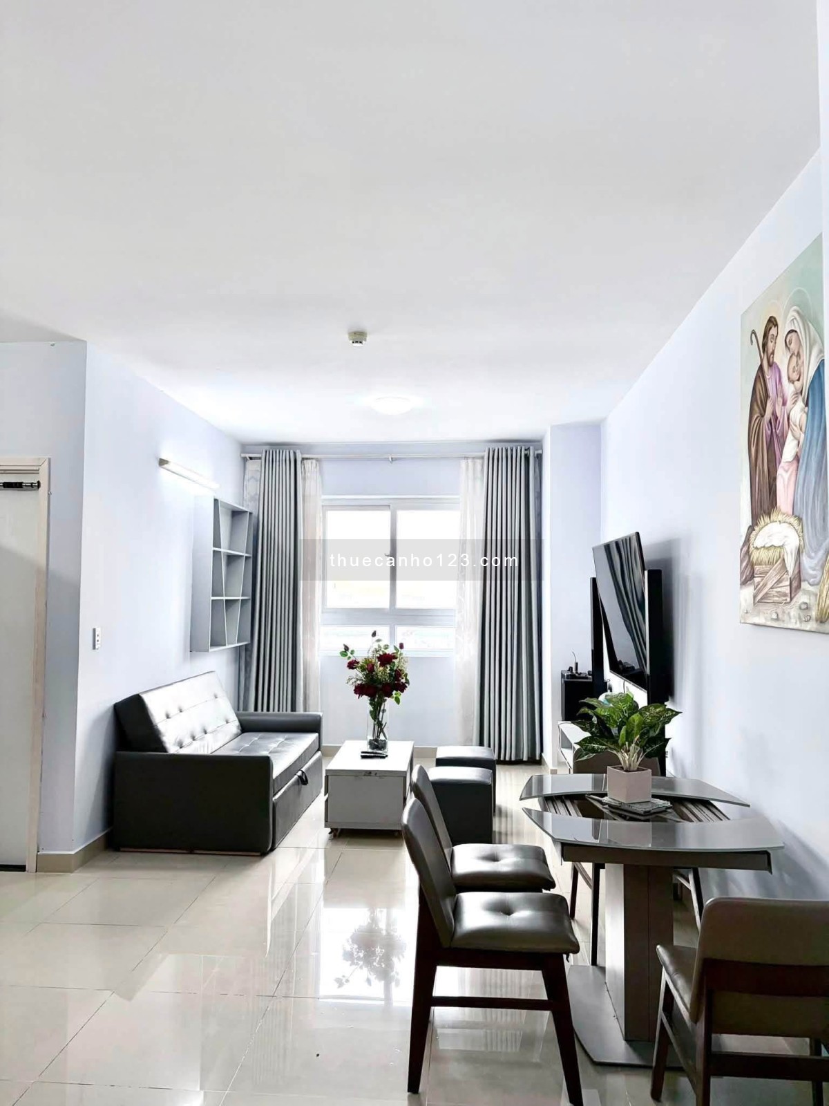 Cho thuê căn hộ topaz city quận 8 giá rẻ ngay cầu nguyễn tri phương qua quận 5.10,1,7 chỉ mất 5-10 - Ảnh 4