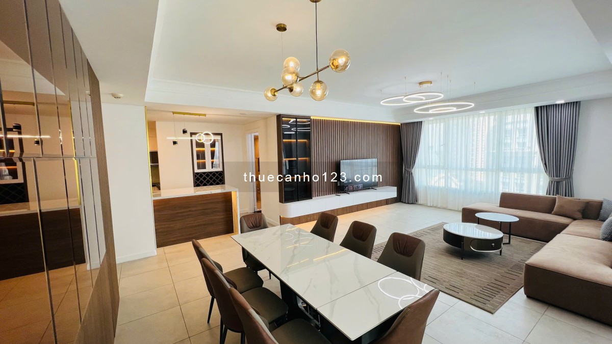 Cho thuê căn hộ 3 phòng ngủ, lầu cao view sông và Bitexco, nội thất cao cấp giá chỉ 32 triệu/tháng - Ảnh 1