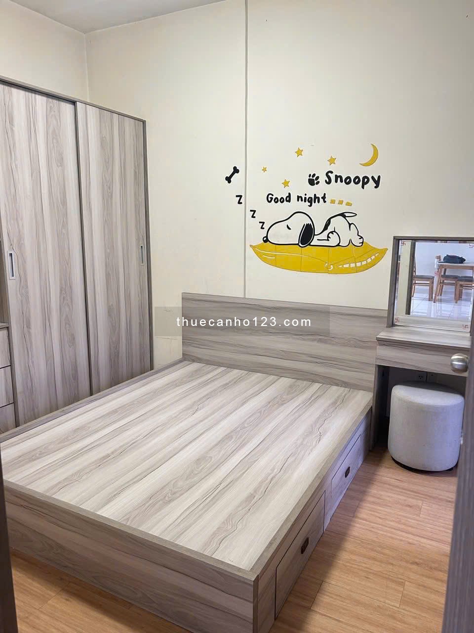 Chung cư Phan Văn Trị, GV: 65m2, 2p ngủ, máy lạnh, 7,8tr/tháng - Ảnh 2