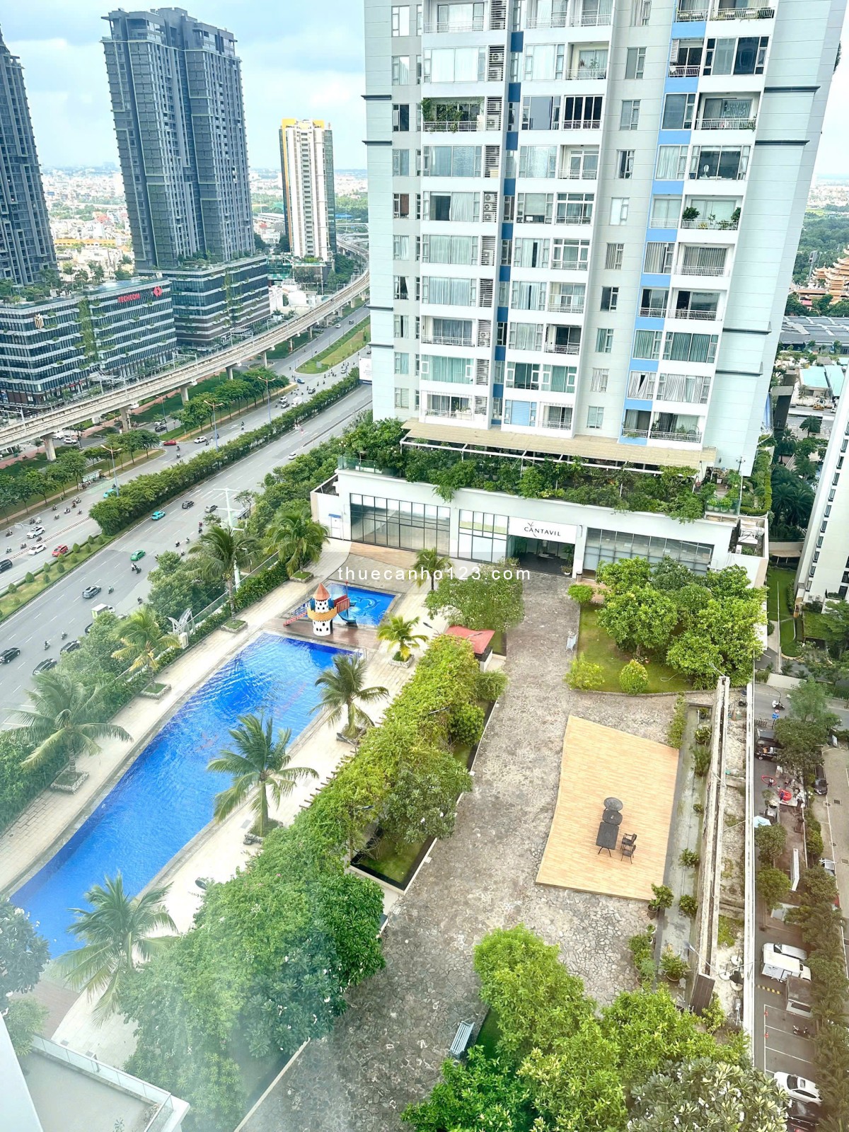 Cho thuê căn hộ cao cấp Cantavil Premier Q2 176m2 full nội thất, 4 PN giá 63tr/th - Ảnh 2