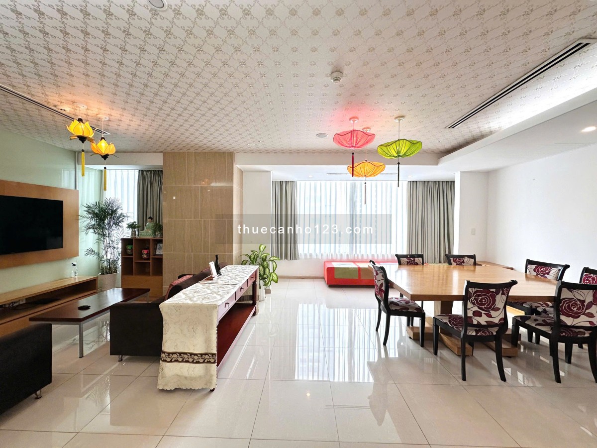 Cho thuê căn hộ cao cấp Cantavil Premier Q2 176m2 full nội thất, 4 PN giá 63tr/th - Ảnh 1