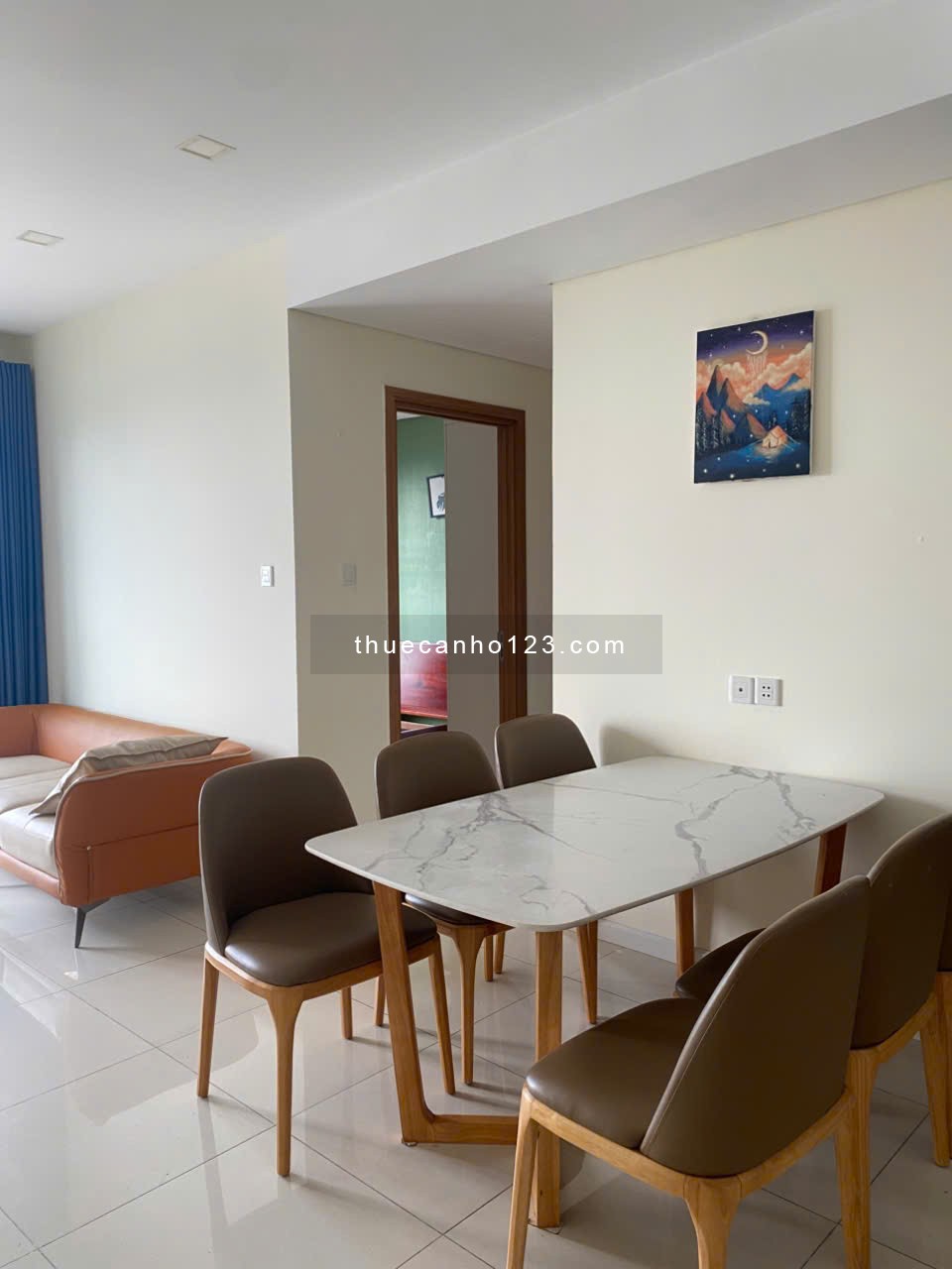 Cho thuê căn hộ Rivera Park Thành Thái q10.DT:88m2-căn góc 2PN-2WC Nhà NTCB Giá 18tr/th view thoáng - Ảnh 1