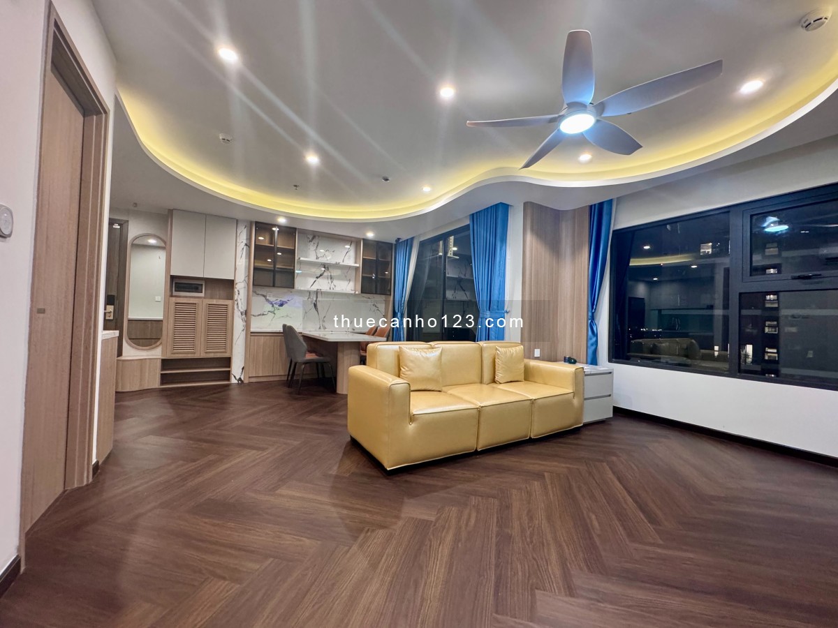 ĐỘC NHẤT VÔ NHỊ - CHO THUÊ căn hộ 2PN Glory Heights nội thất xịn sò, thiết kế từ căn 3PN. Giá 27tr - Ảnh 1