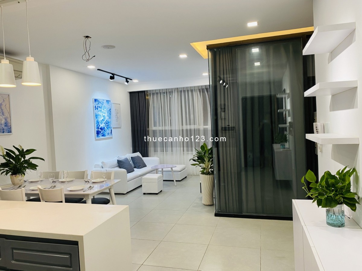 2PN-2WC diện tích 70m2 giá chỉ 16 triệu tại Golden Mansion - khu sân bay, tầng cao, gió mát - Ảnh 1