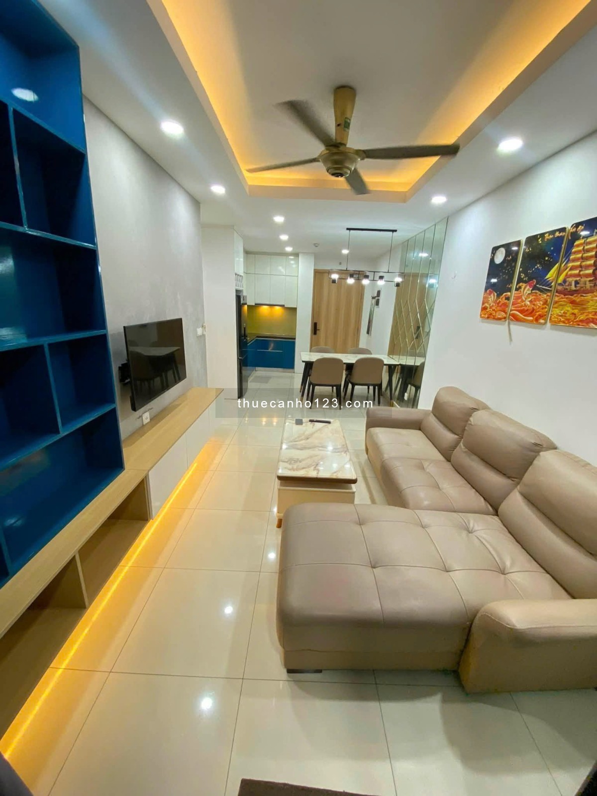 C/c Saigonres Plaza-Nguyễn Xí,Bình Thạnh-79m2-2PN Full nội thất giá thuê 13 triệu/th - Ảnh 2