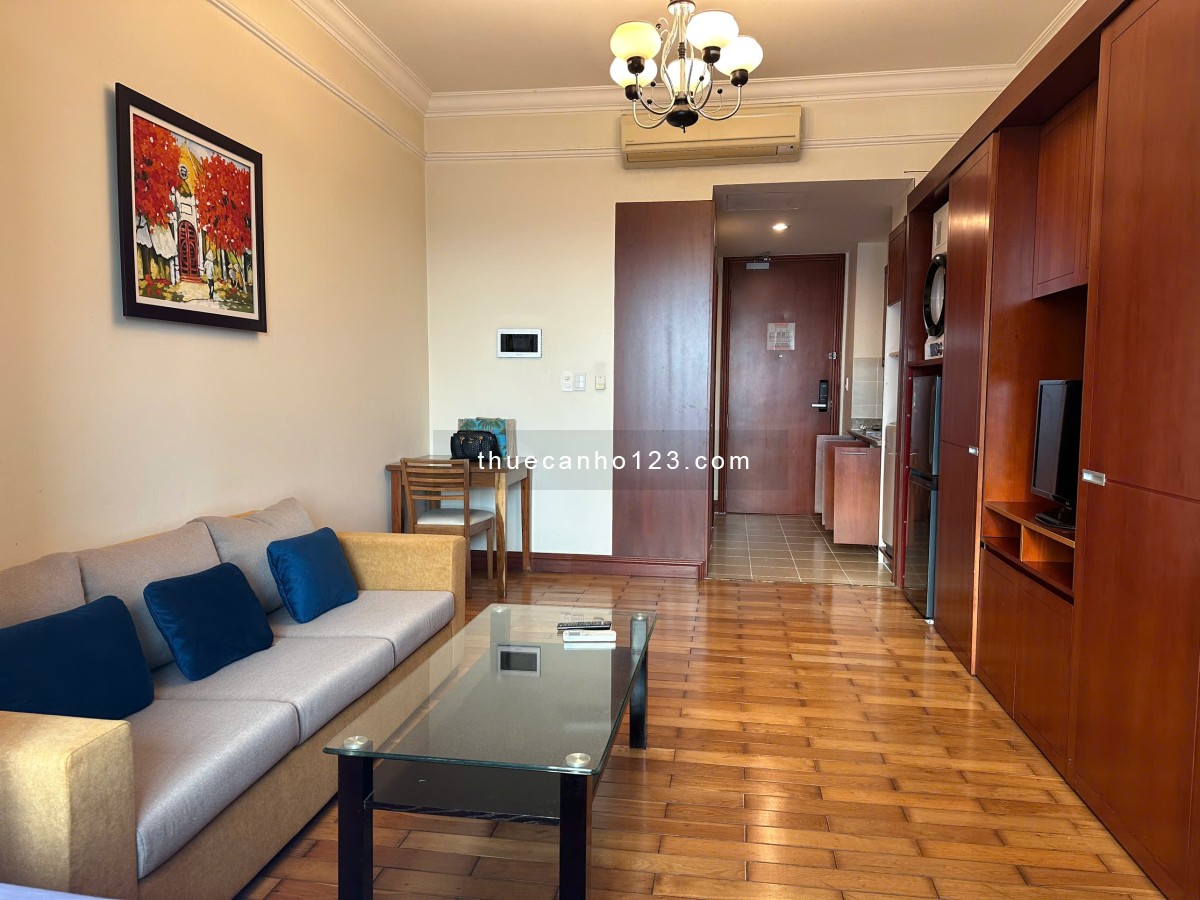 Cho thuê căn hộ studio The Manor, lầu cao view đẹp, nội thất đầy đủ giá 12.5 triệu/tháng - Ảnh 1