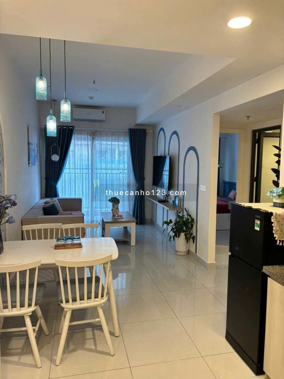 Chung cư Lucky, Phan Văn Khoẻ, Q6: 3p ngủ, full NTCC, 92m2, 16triệu - Ảnh 1