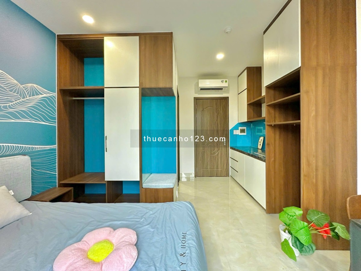 Cho thuê phòng trọ studio bancol full nt không giới hạn người ở gần trường ĐH, đường Bạch Đằng,QTB - Ảnh 5